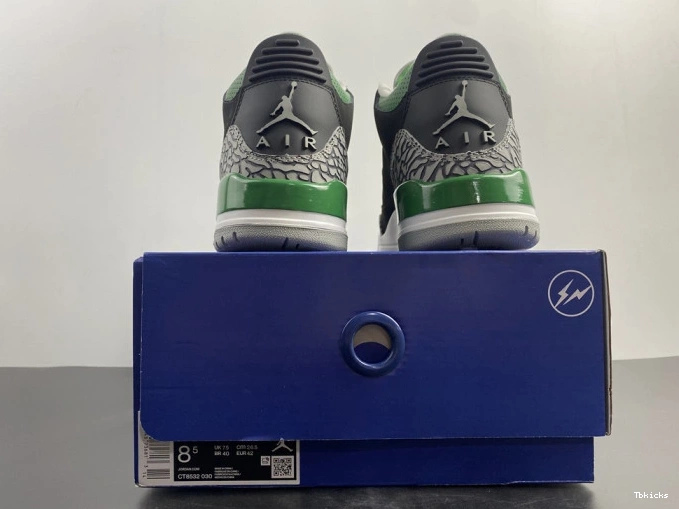Reps TBK Green Pine CT8532-030 Jordan Air 3 0704